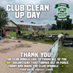 Club Clean Up Day – thank you!