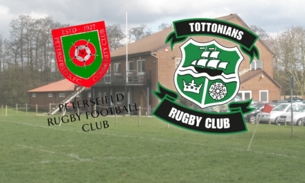 Petersfield 26 Tottonians 30 – Report