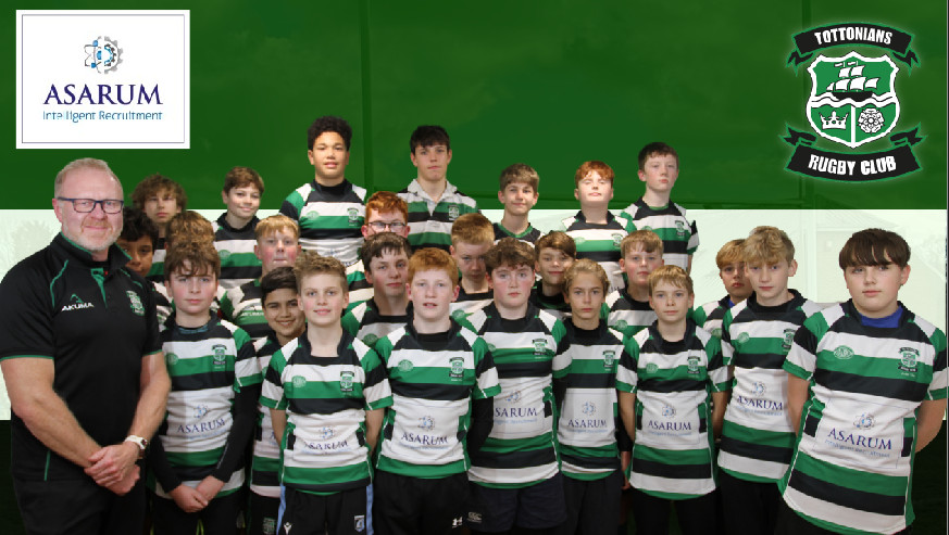 Under 13s receive Asarum sponsorship